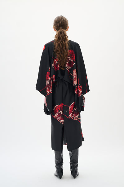 DAWNIW DRESS BLACK POPPY ROSE - 900002573 - 30112011 Thumbnail
