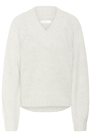 TROAIW V-NECK Whisper White - 110701 - 30112050