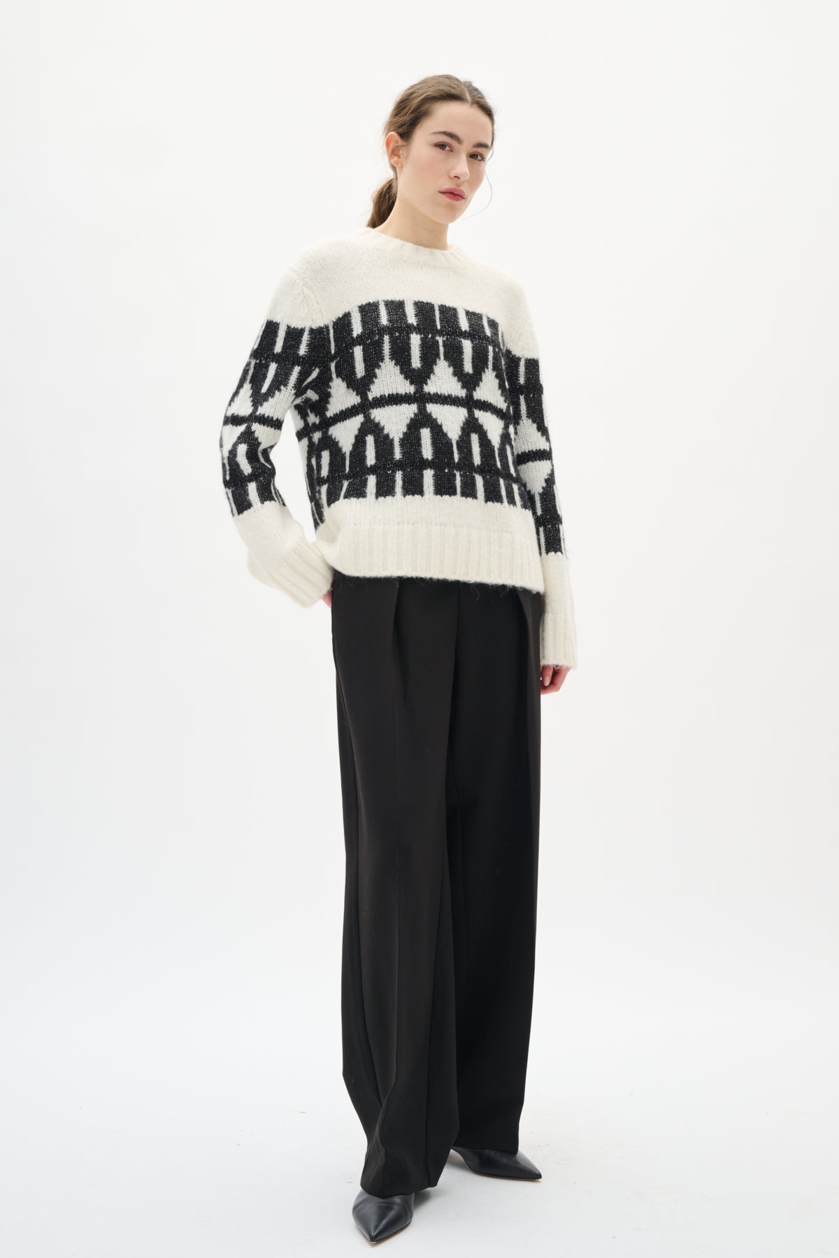 TEIIW PULLOVER LIGHT LUREX FAIRISLE - 9000025 - 30112052