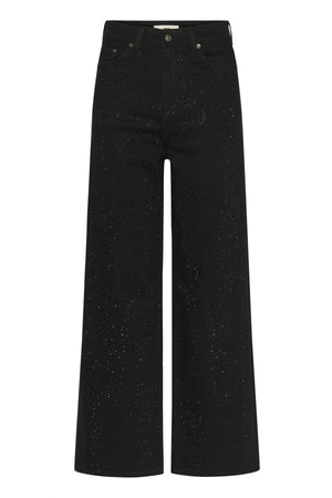 AALIAIW BACCA JEANS BLACK SHATTERED STONES - 30112080