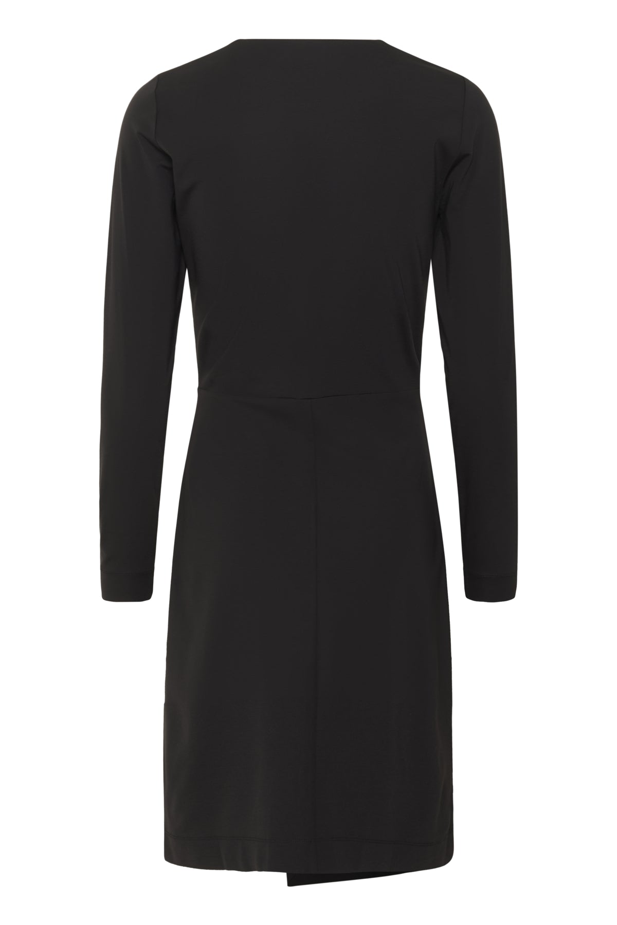 KASEYIW FAKE WRAP DRESS Black - 194008 - 30112119