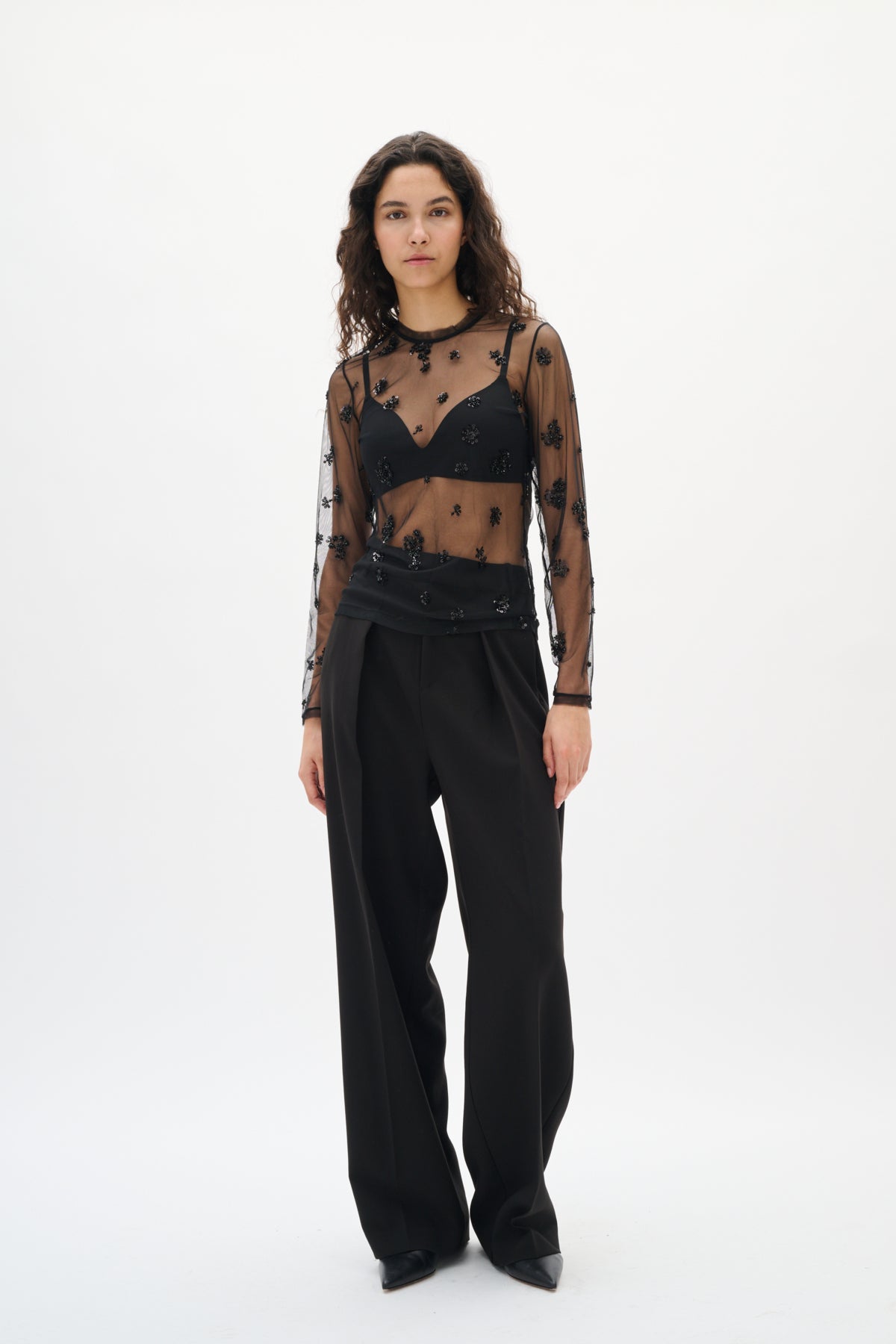 KUIIW LS BLOUSE Black - 194008 - 30112135