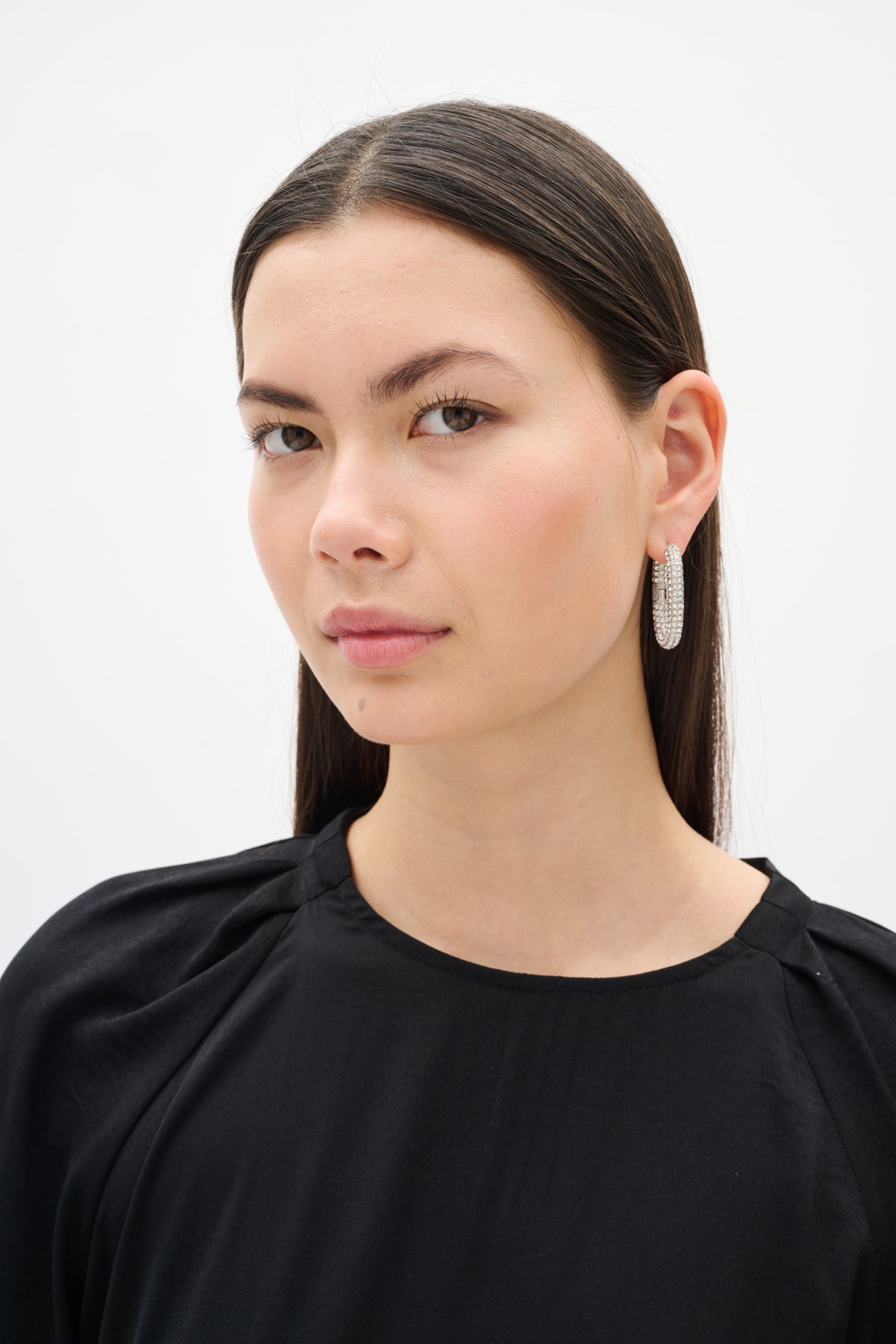 AGNESIW SEQUIN MEDIUM EARRING Silver - 145002 - 30112139