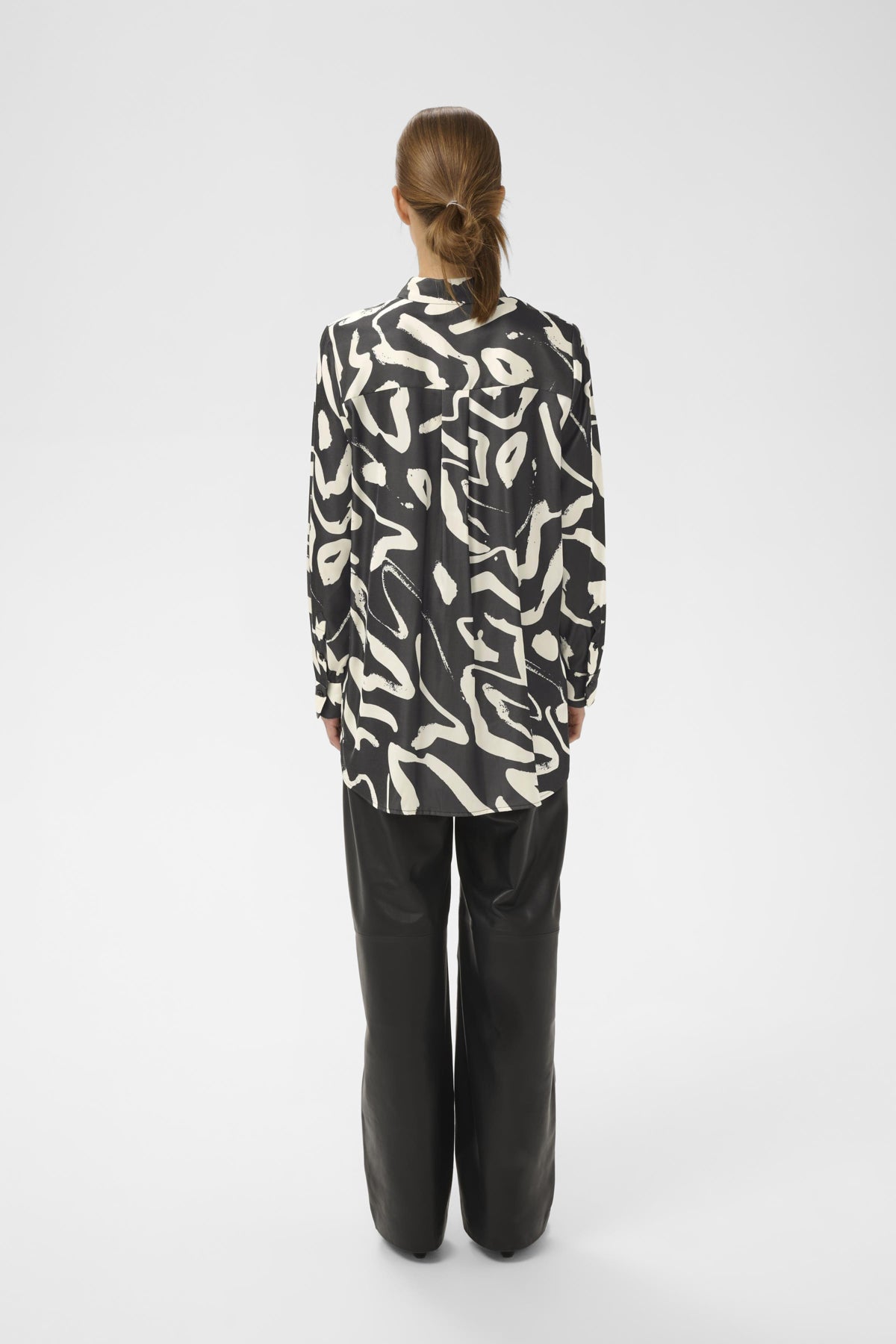 GAIAAIW SHIRT BLACK ART STROKES 1 - 90000346 - 30112179