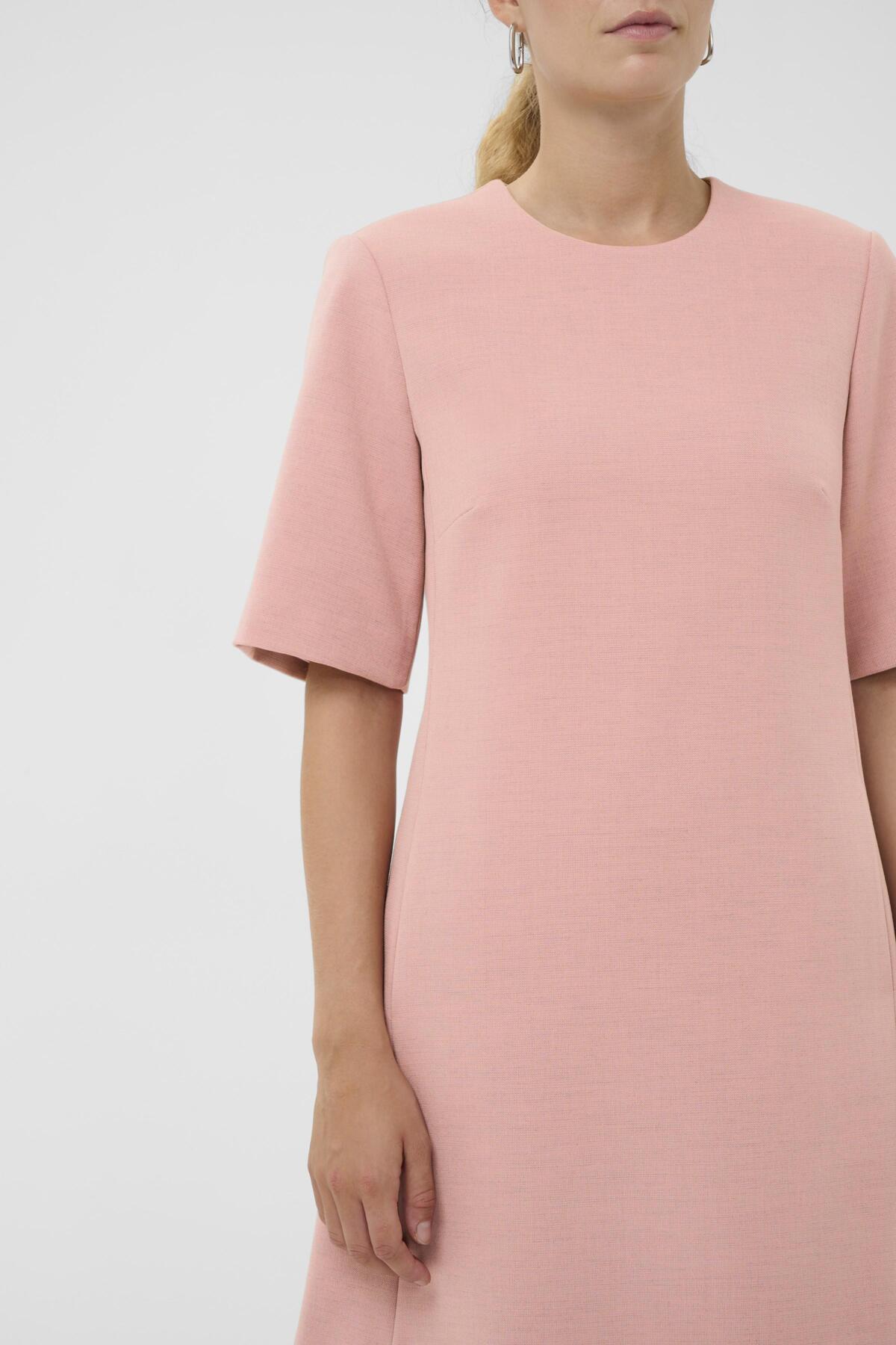 HOLLYNIW DRESS Ash Rose Melange - 1715141 - 30112216