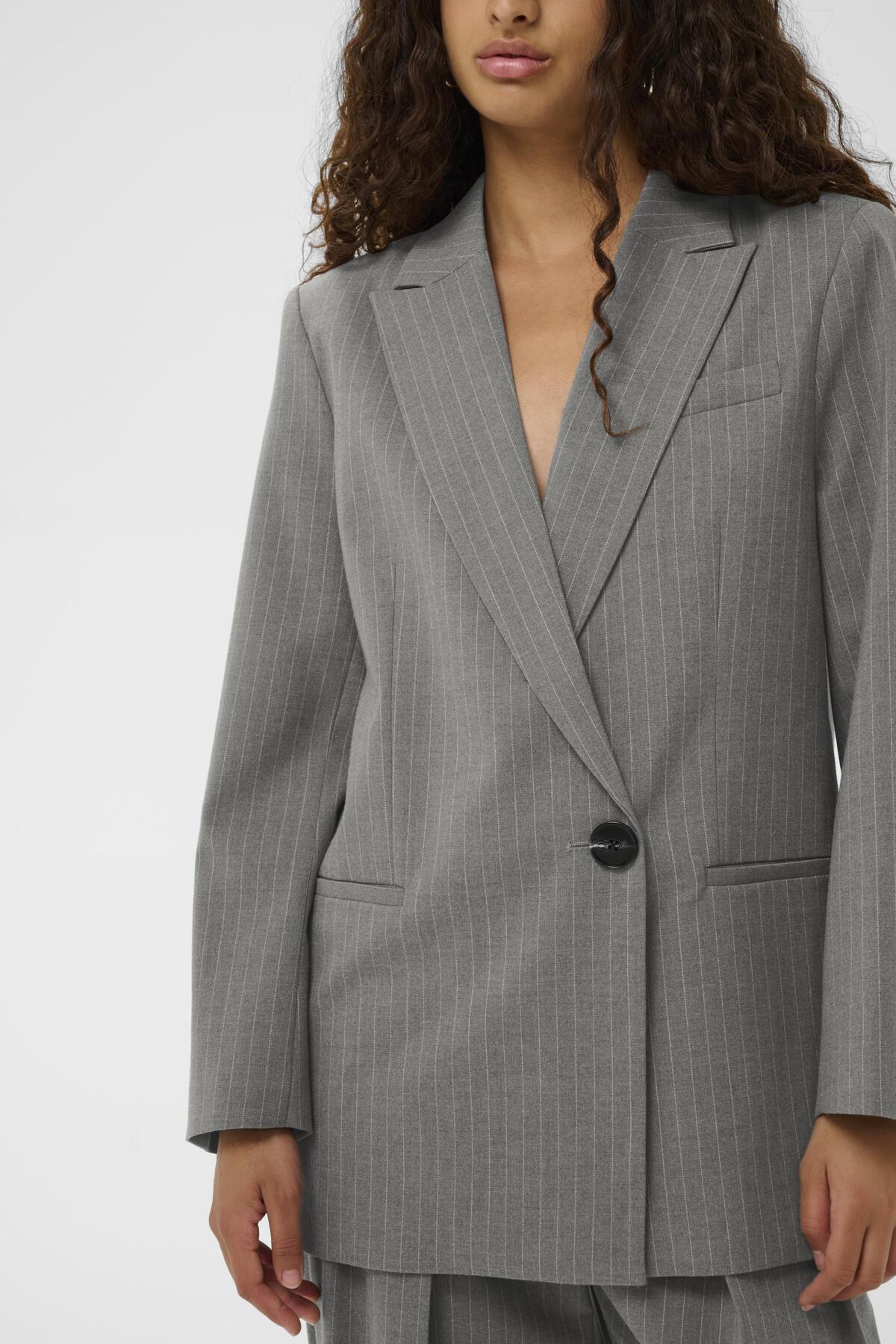 HOSANNAIW BLAZER New Light Grey Melange - 30028 - 30112223