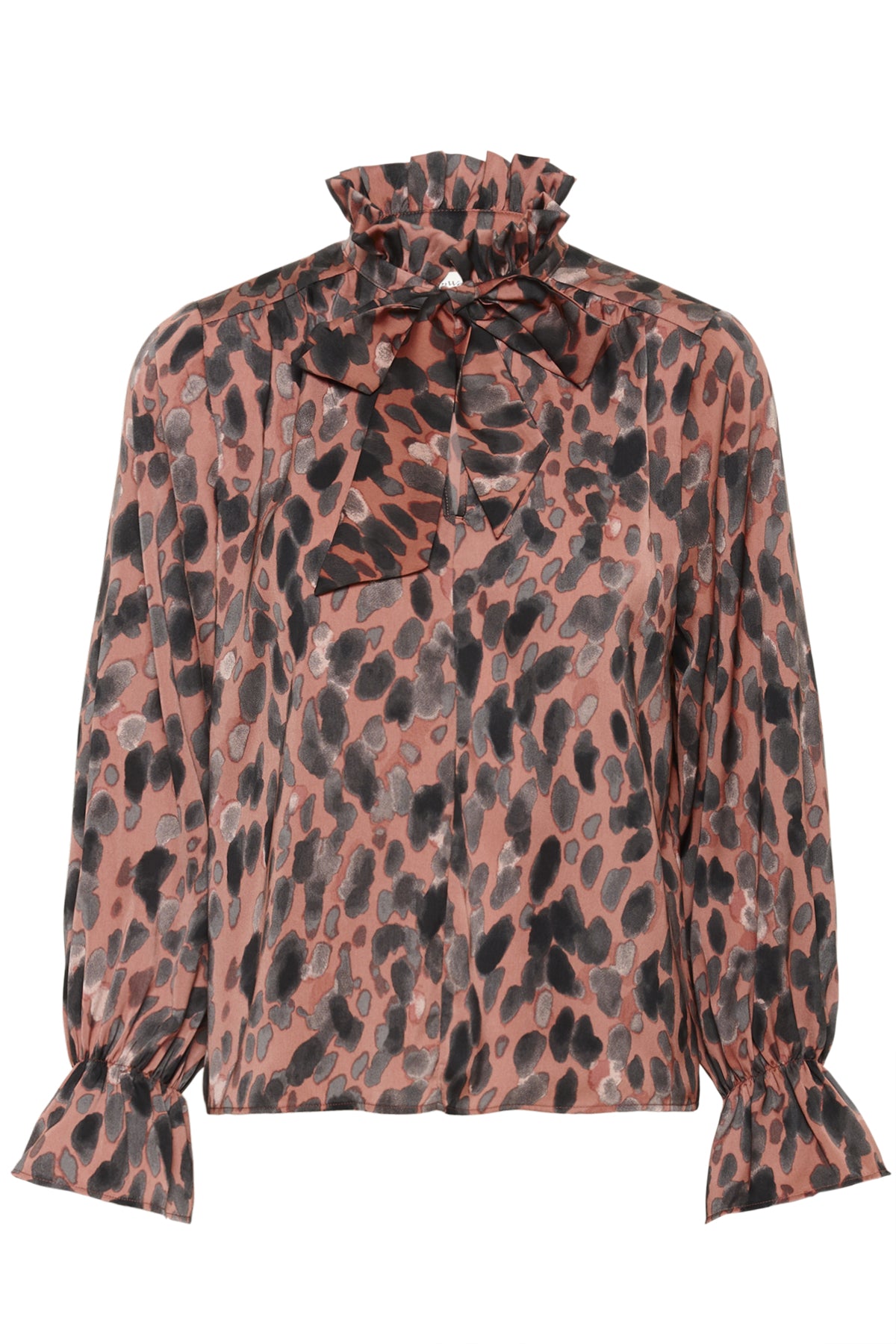GRACIEIW PRINTED BLOUSE ROSE PAINTED DOT - 900003318 - 30112280