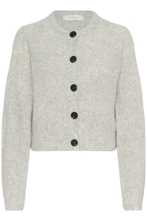 NIASIW CARDIGAN New Light Grey Melange - 30028 - 30112297