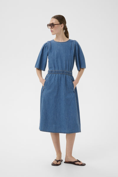 GLENNIW DRESS Faded Blue - 174021 - 30112607 Thumbnail