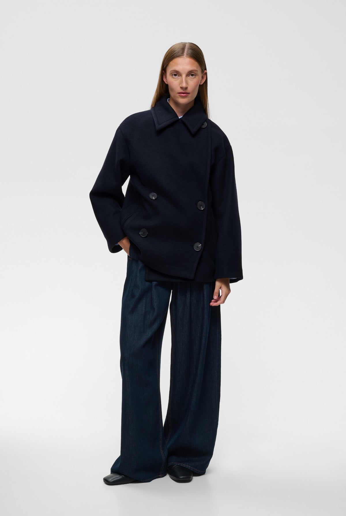 ZORAHIW SHORT DB COAT Marine Blue - 300005 - 30112649