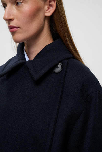 ZORAHIW SHORT DB COAT Marine Blue - 300005 - 30112649 Thumbnail