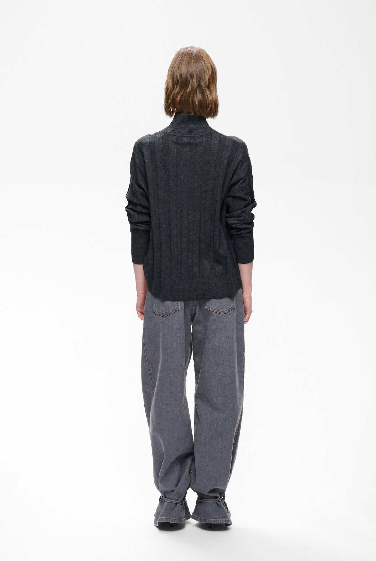TESSIW KELLSIE PULLOVER Dark Grey Melange - 300596 - 30112928