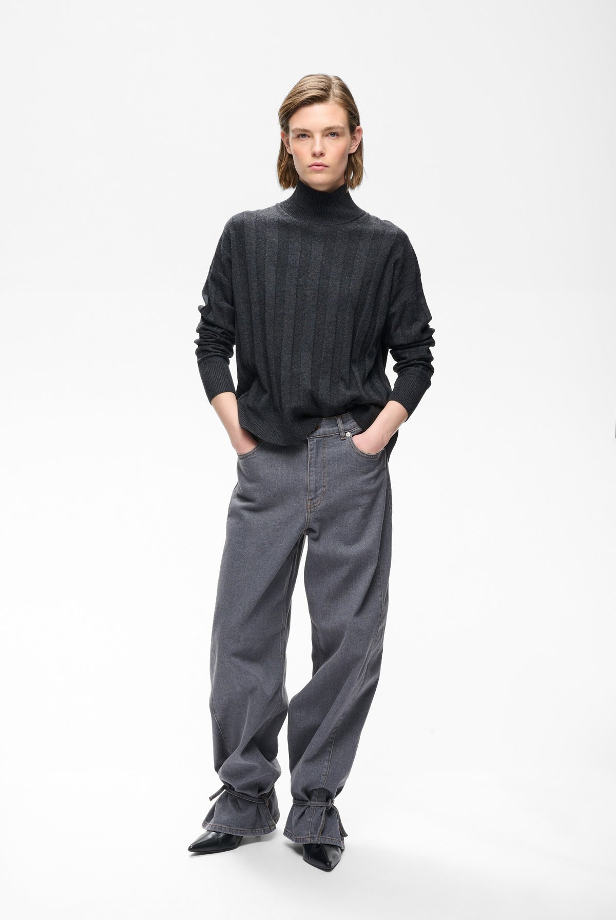 TESSIW KELLSIE PULLOVER Dark Grey Melange - 300596 - 30112928