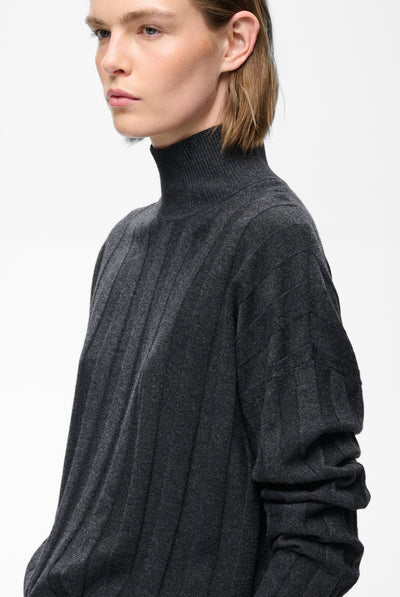 TESSIW KELLSIE PULLOVER Dark Grey Melange - 300596 - 30112928 Thumbnail