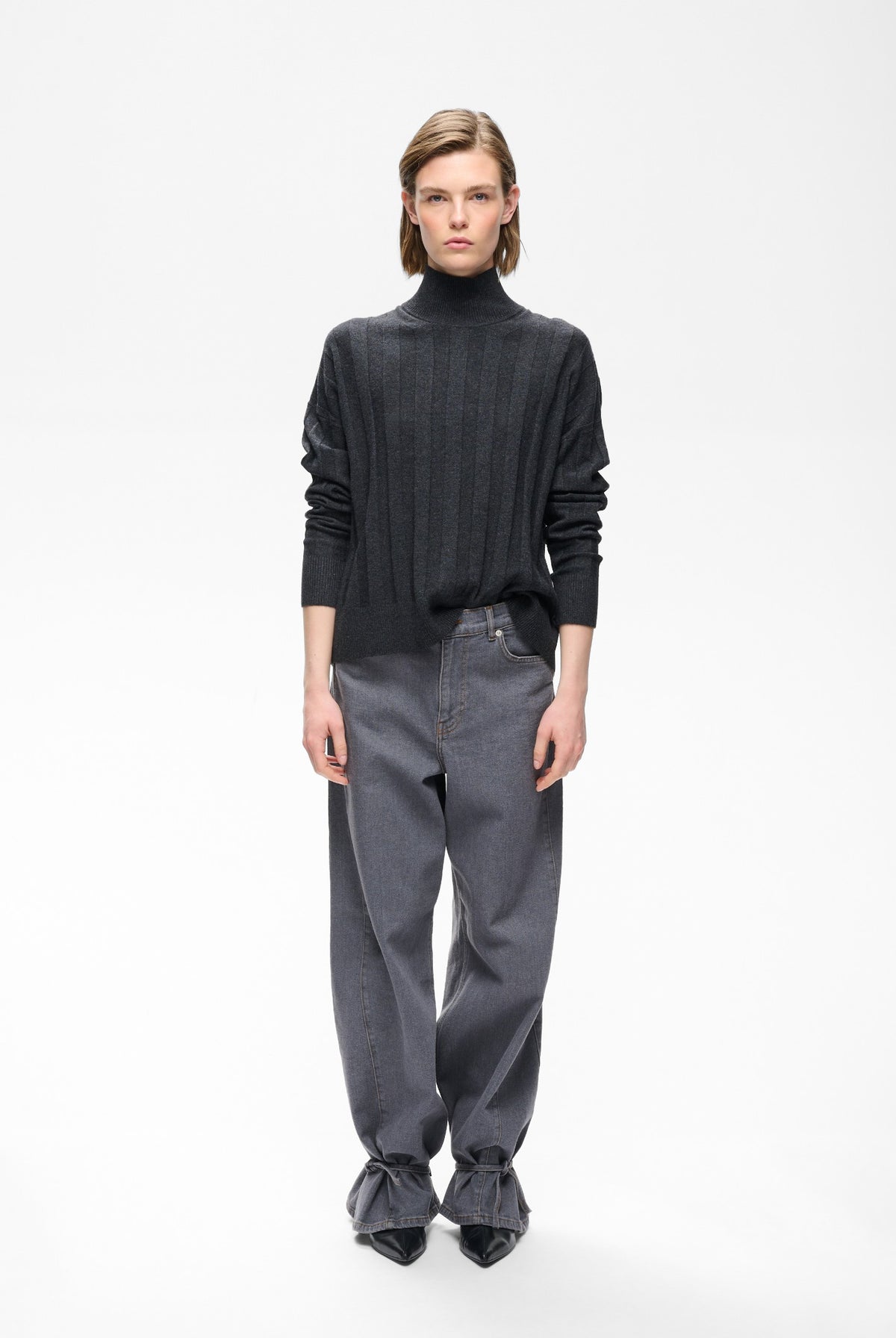 TESSIW KELLSIE PULLOVER Dark Grey Melange - 300596 - 30112928