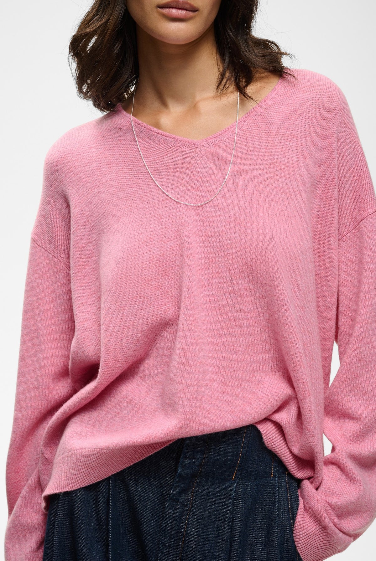 TALLYIW MONIKA V-NECK POLIGNAC MELANGE - 1617121 - 30113217