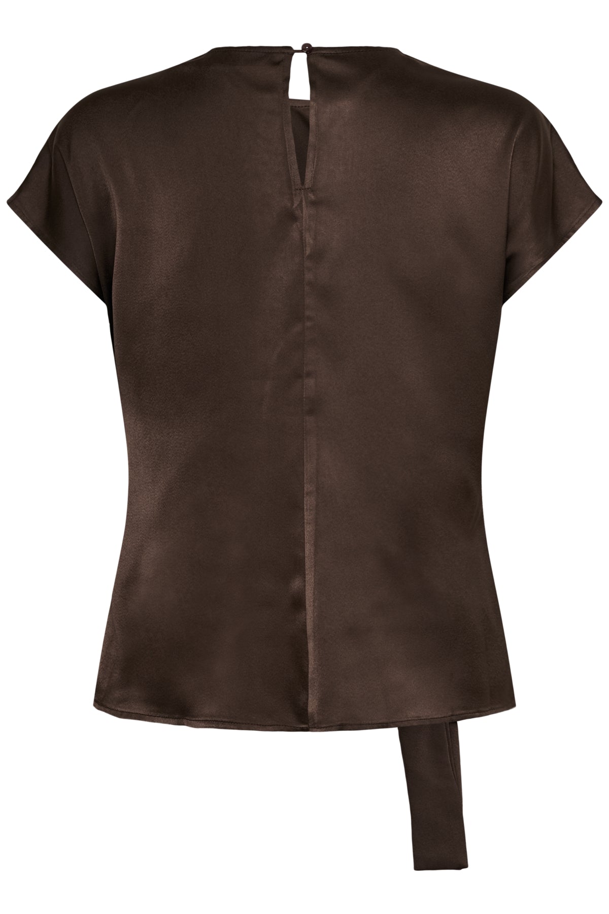 SATINEIW KNOT TOP Chocolate Brown - 191109 - 30113427