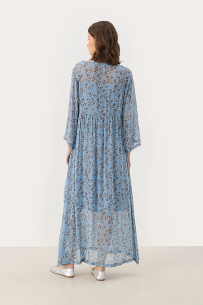 PoloniaPW DR Faded Denim Scattered Flower - 30307030 Thumbnail