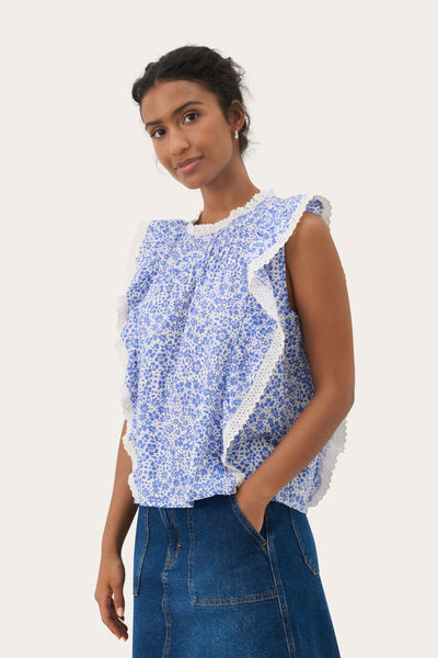 TheanaPW TO Amparo Blue Mini Flower - 30309834 Thumbnail