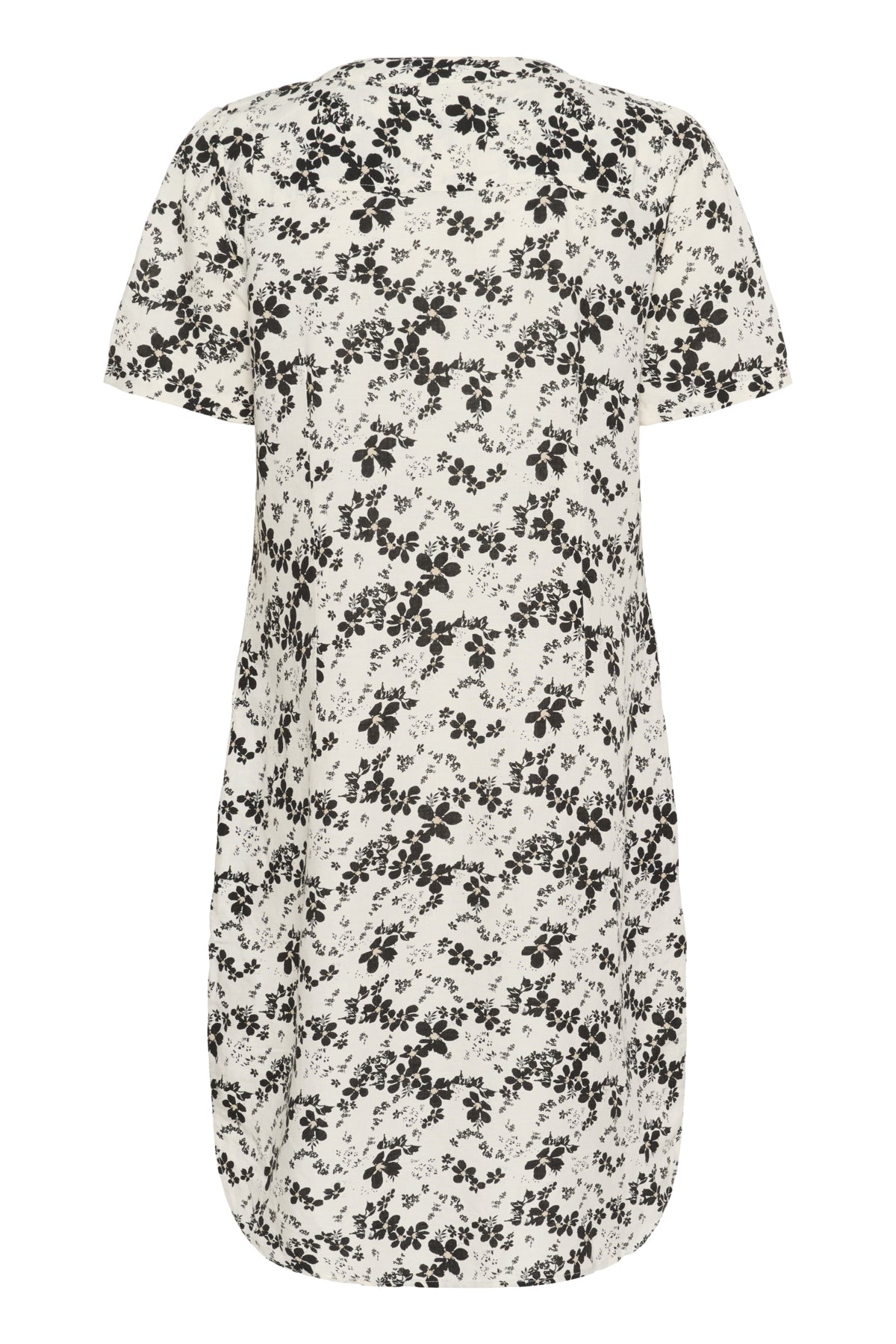 AminasePW DR Black Contrast Flower Print - 30309934