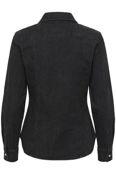 SanillaPW SH Washed Black Denim - 30309965 Thumbnail