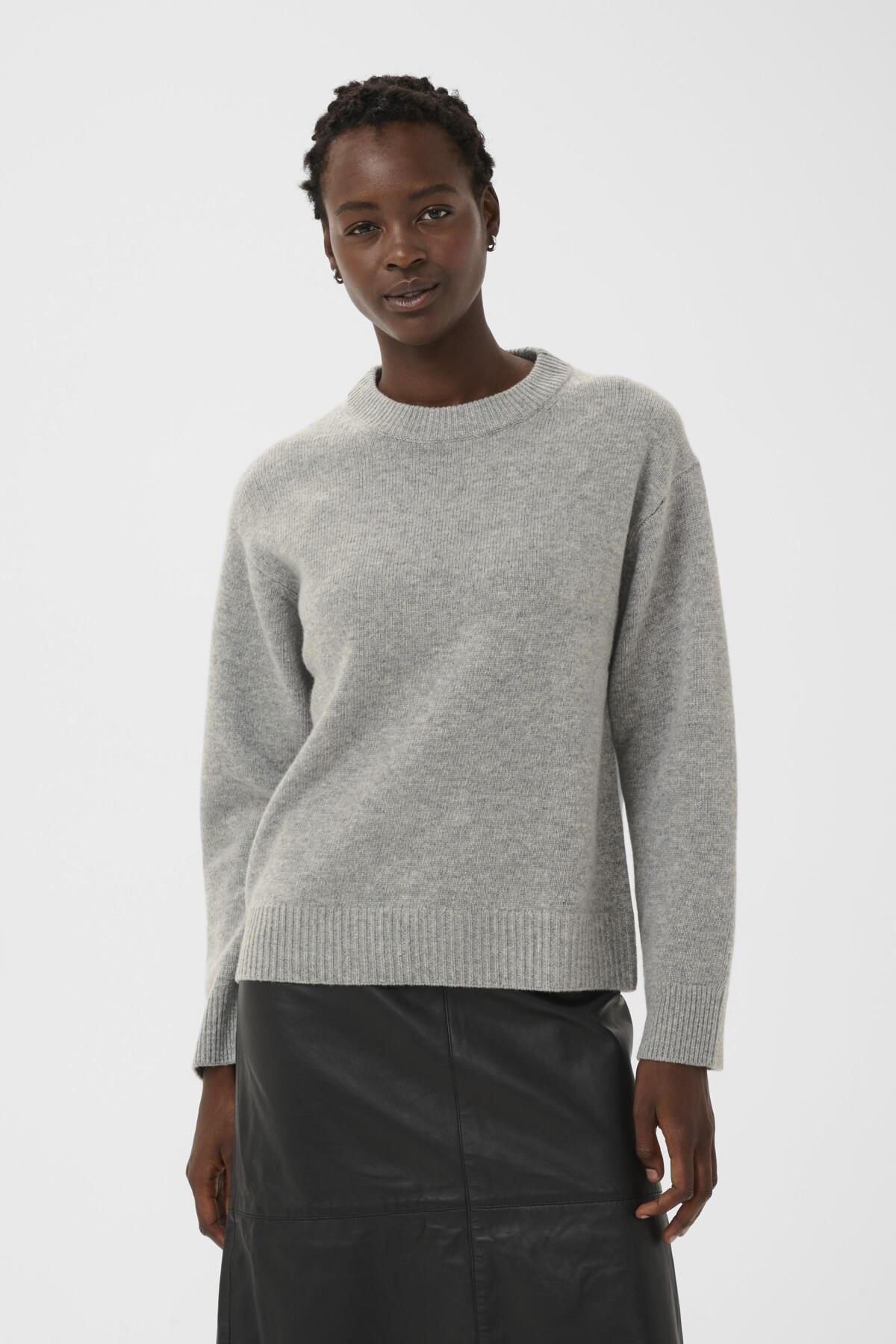 SorayaPW PU Medium Grey Melange - 30310077