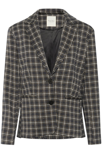 VinekePW BZ Dark Navy Check - 30310095 Thumbnail