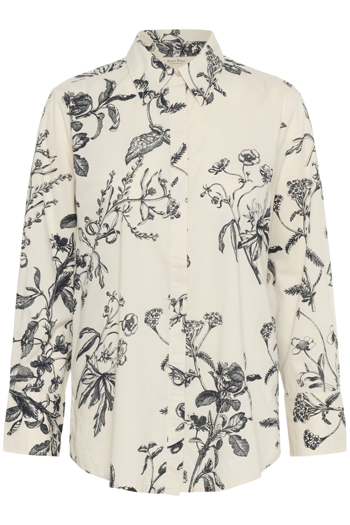 SvejaPW BL Dark Navy Botanical Print - 30310113
