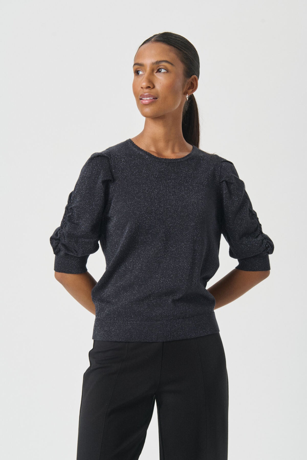 VaraiaPW PU Dark Navy with Lurex - 304418 - 30310231