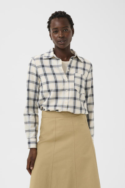YanaPW SH Big Dark Navy Check - 304552 - 30310281 Thumbnail