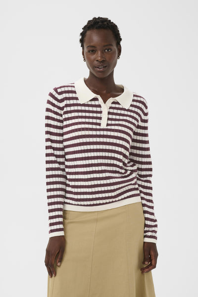 ZariaPW PU Fig Stripe - 304571 - 30310303 Thumbnail