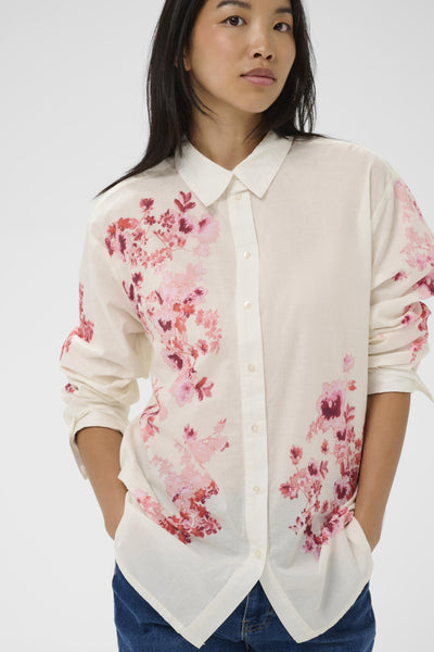 AleiaPW SH Pink Shadow Flower Print - 304 - 30310426 Thumbnail
