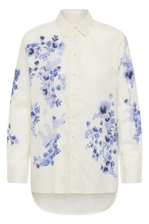 AleiaPW SH Blue Shadow Flower Print - 304 - 30310426