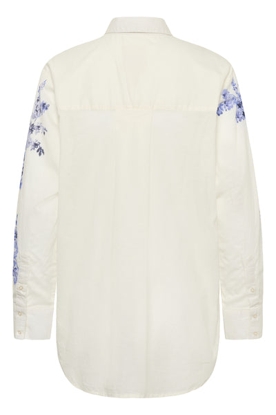 AleiaPW SH Blue Shadow Flower Print - 304 - 30310426 Thumbnail