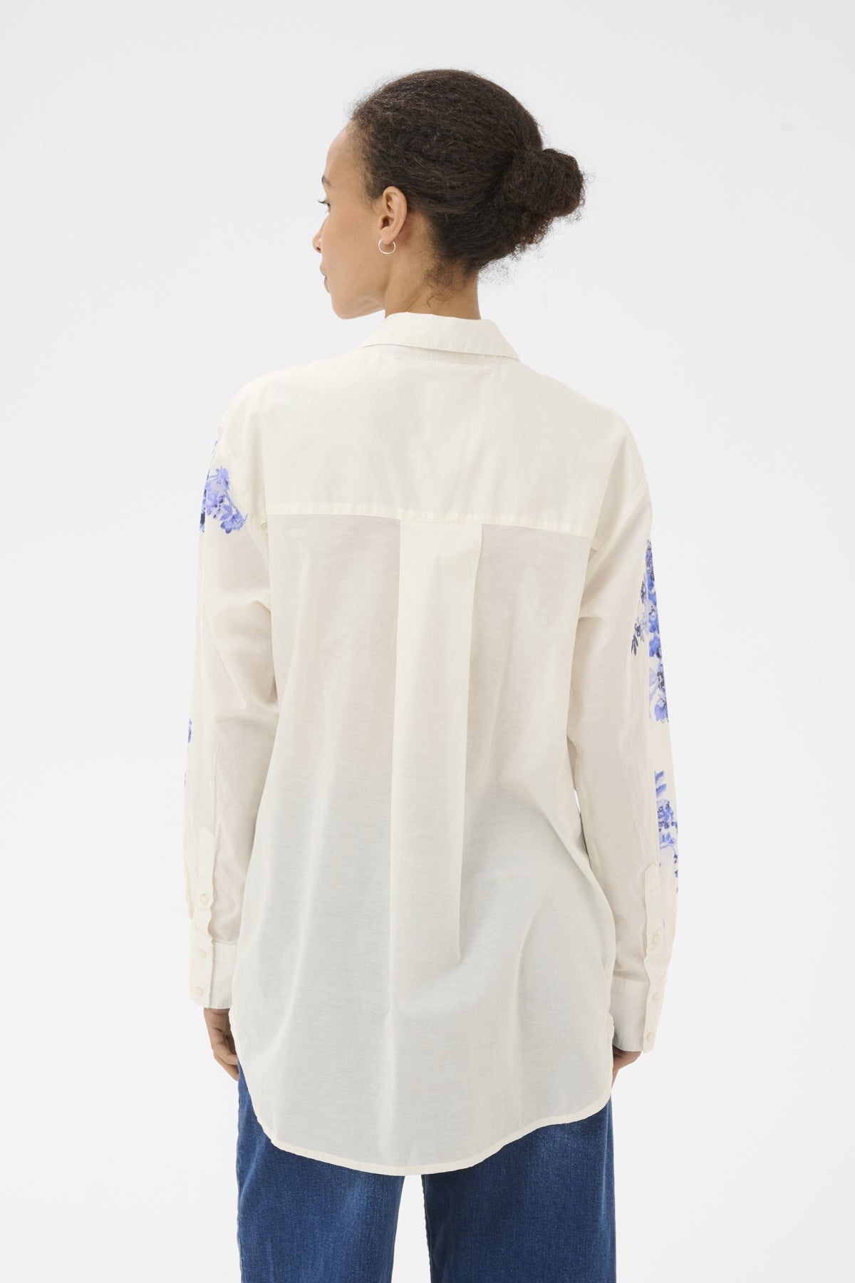 AleiaPW SH Blue Shadow Flower Print - 304 - 30310426