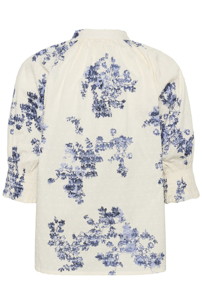 AlmeraPW SH Blue Shadow Flower Print - 304 - 30310446 Thumbnail