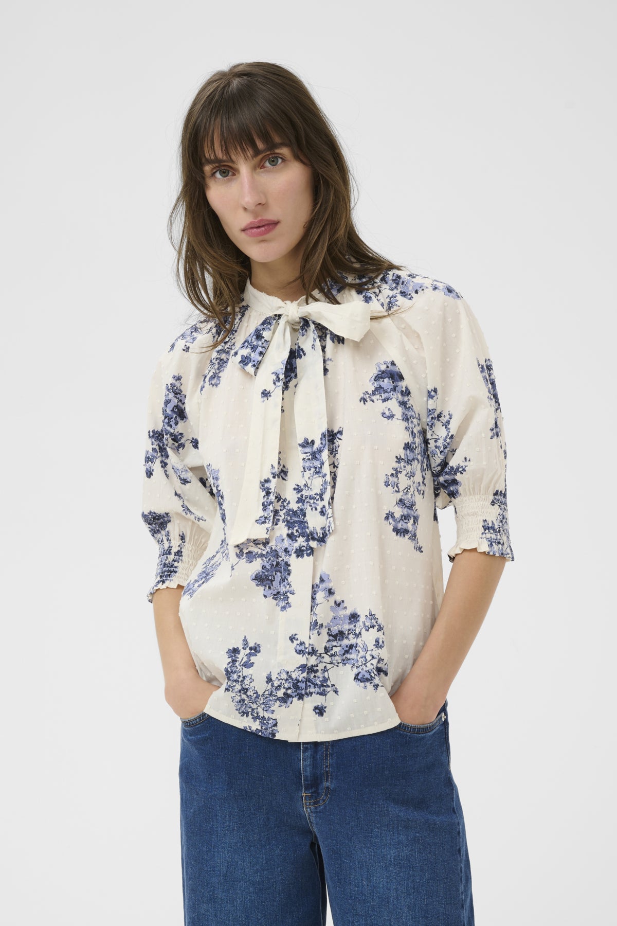 AlmeraPW SH Blue Shadow Flower Print - 304 - 30310446