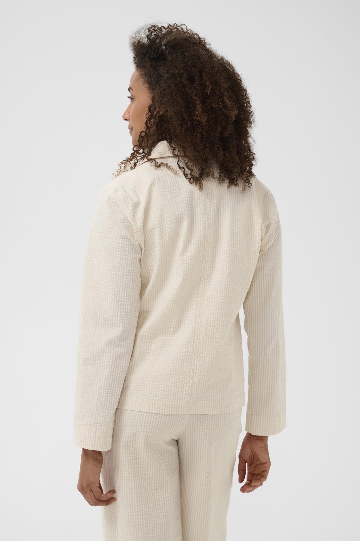 BriddiPW Jacket Whisper White Stripe - 304952 - 30310550