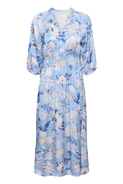 BoraPW Dress Blue Watercolor Flower Print - - 30310561 Thumbnail