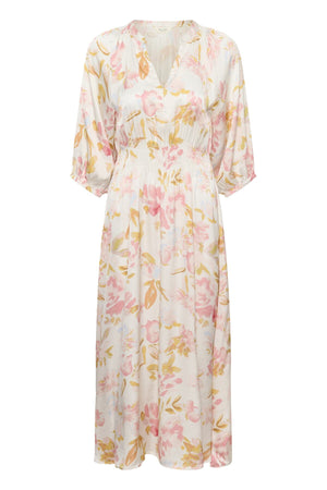 BoraPW Dress Peach Blossom Watercolor Print - 30310561