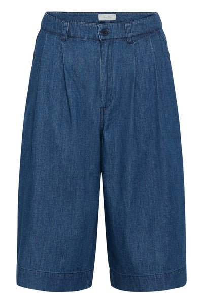 DenniePW Shorts Medium Dark Blue Denim - 30015 - 30310675 Thumbnail