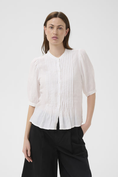 AlesiaPW Shirt Bright White - 110601 - 30310736 Thumbnail