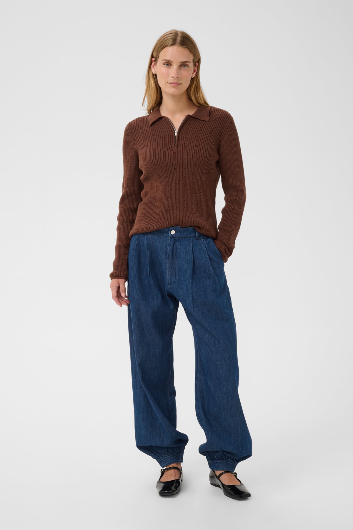 ChrisellePW Pants Medium Dark Blue Denim - 30015 - 30310814