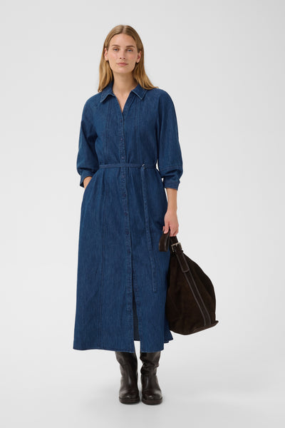 ChrestinaPW Dress Medium Dark Blue Denim - 30015 - 30310816 Thumbnail