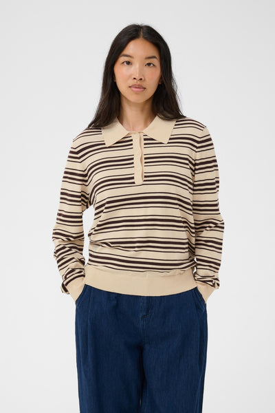 ChannanPW Pullover Mole Stripe - 305356 - 30310838 Thumbnail