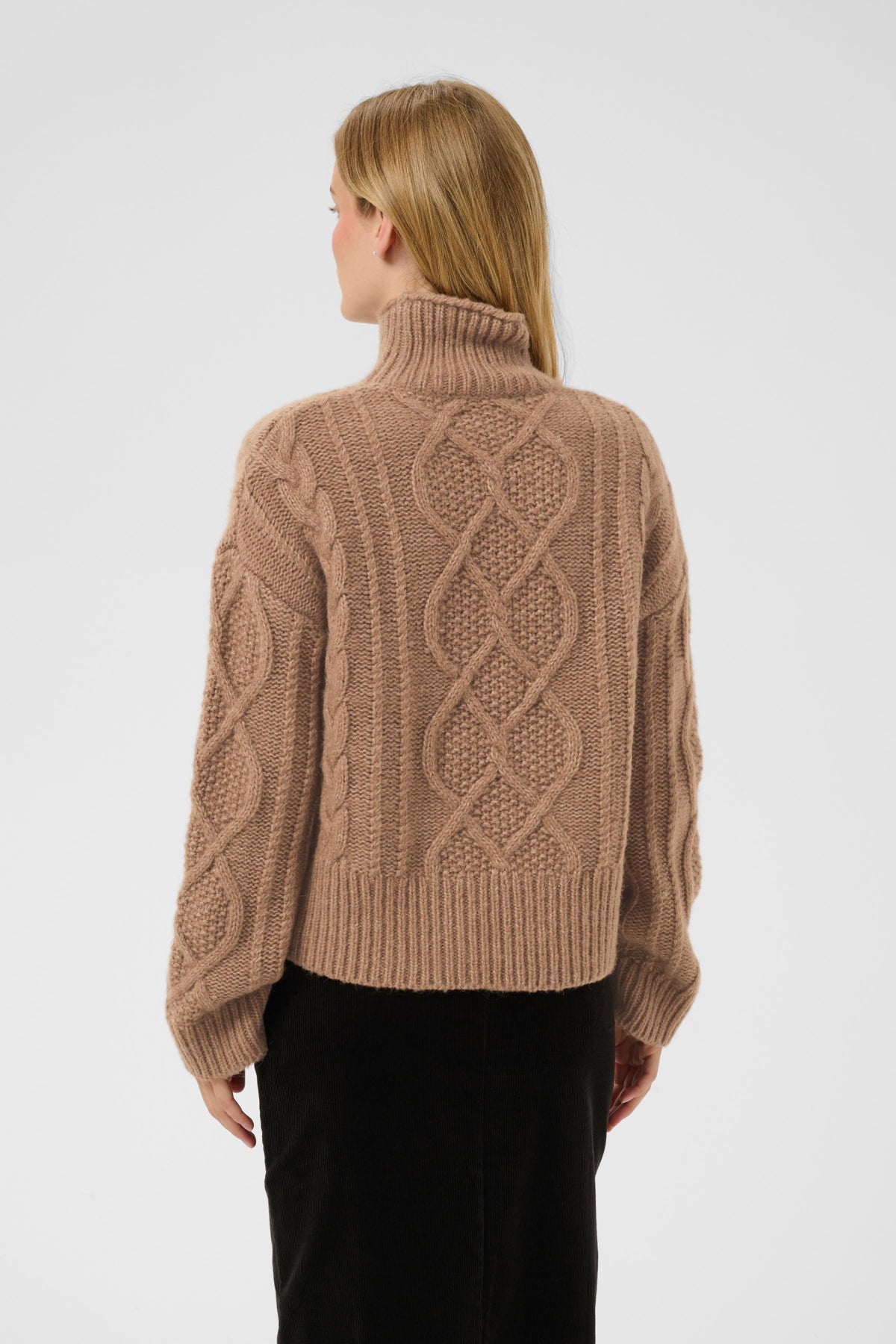 ChannaPW Pullover Medium Brown Melange - 305386 - 30310840