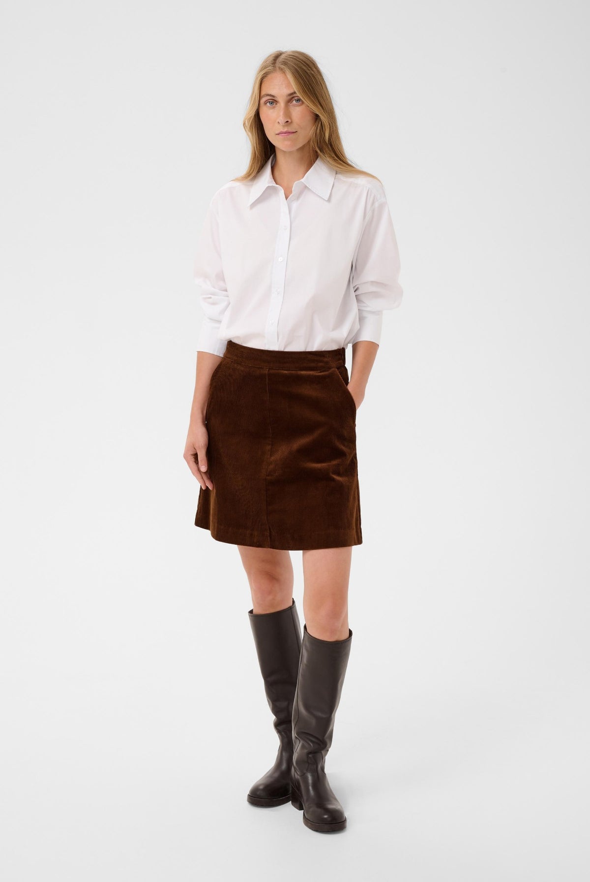 LingsPW Skirt Downtown Brown - 191223 - 30310896