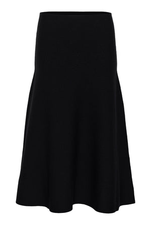 VikesaPW Flared skirt Black - 194008 - 30310917