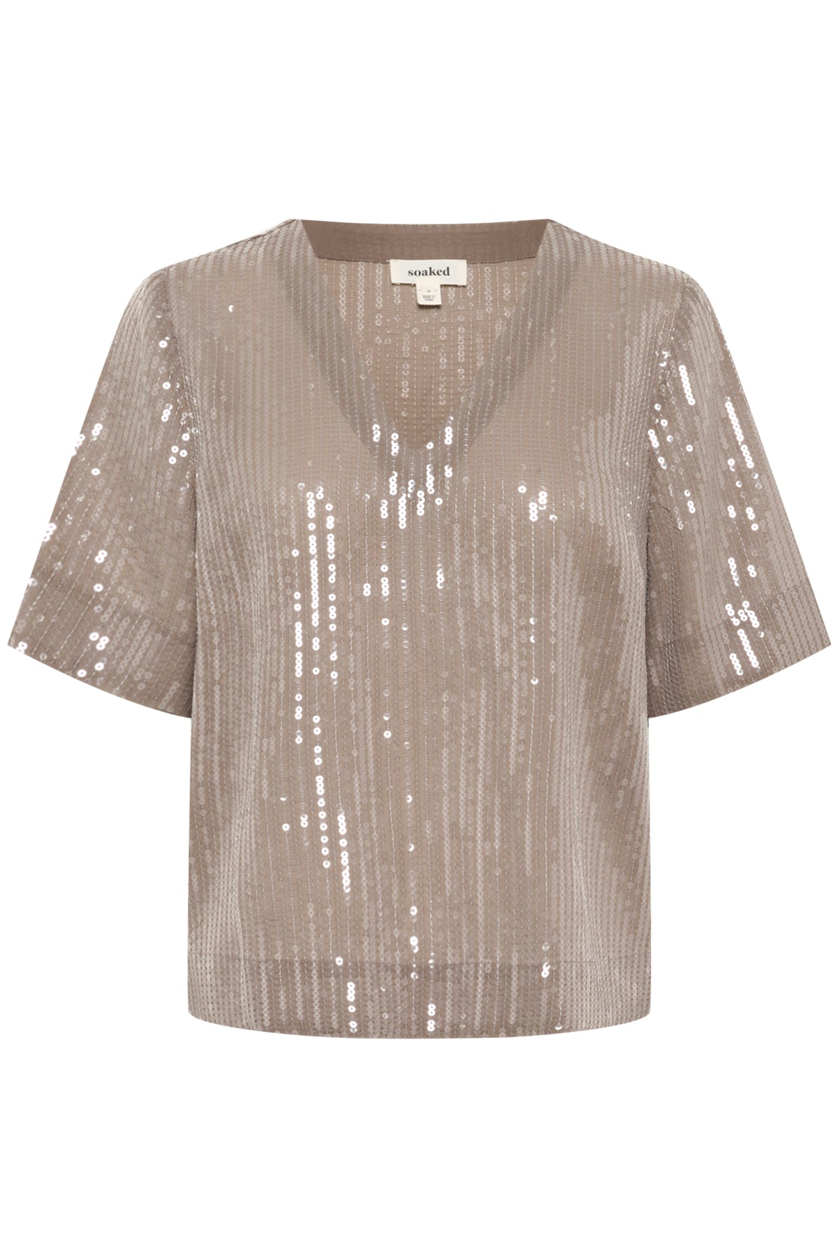 SLNanina Blouse SS Morel - 30408006