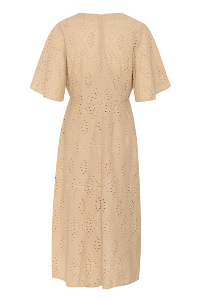 SLJoella Dress Travertine - 30408221 Thumbnail